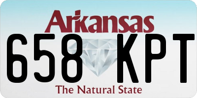 AR license plate 658KPT