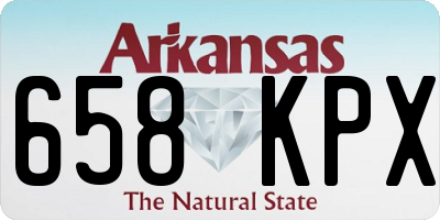 AR license plate 658KPX