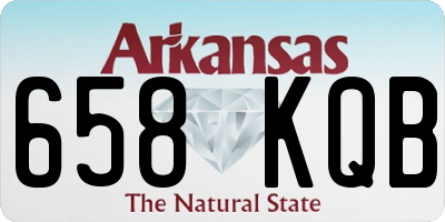 AR license plate 658KQB
