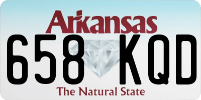 AR license plate 658KQD