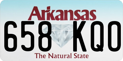 AR license plate 658KQO