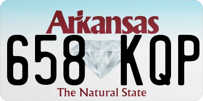 AR license plate 658KQP