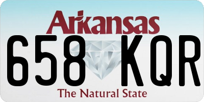 AR license plate 658KQR