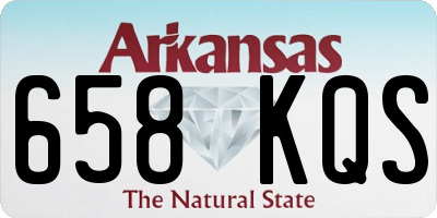 AR license plate 658KQS