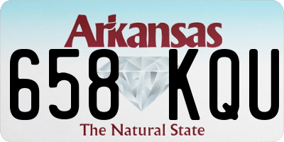 AR license plate 658KQU