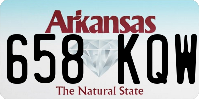 AR license plate 658KQW