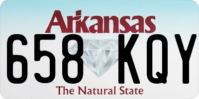 AR license plate 658KQY