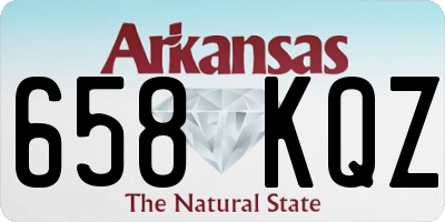 AR license plate 658KQZ