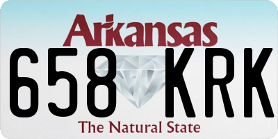 AR license plate 658KRK