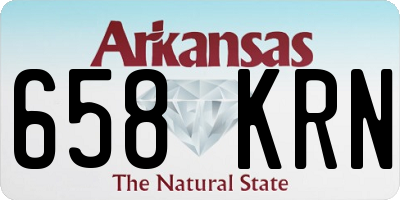AR license plate 658KRN