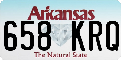 AR license plate 658KRQ