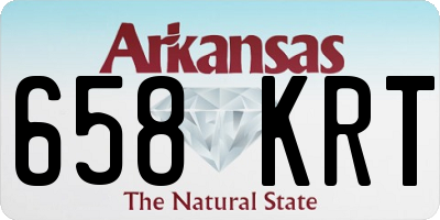 AR license plate 658KRT