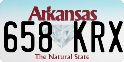 AR license plate 658KRX