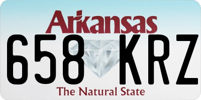 AR license plate 658KRZ