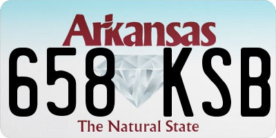 AR license plate 658KSB