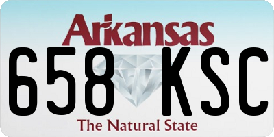 AR license plate 658KSC