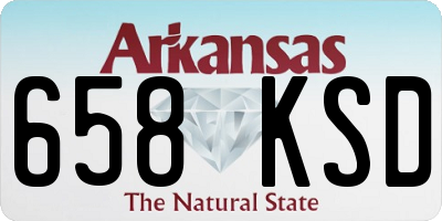 AR license plate 658KSD