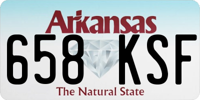 AR license plate 658KSF