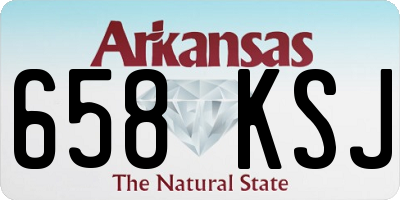 AR license plate 658KSJ