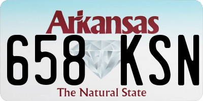 AR license plate 658KSN