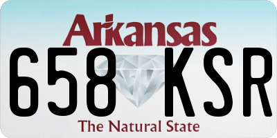 AR license plate 658KSR