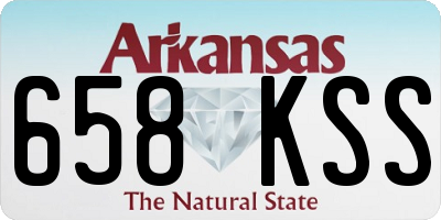 AR license plate 658KSS