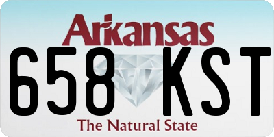 AR license plate 658KST