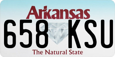 AR license plate 658KSU