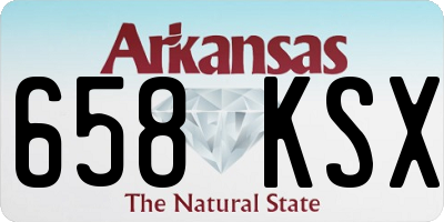 AR license plate 658KSX