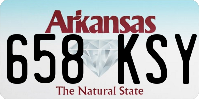 AR license plate 658KSY
