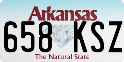AR license plate 658KSZ