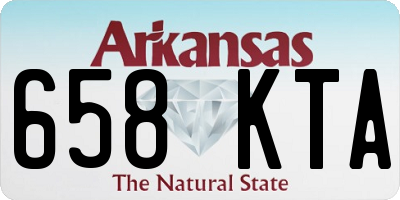 AR license plate 658KTA