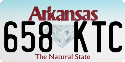 AR license plate 658KTC