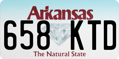 AR license plate 658KTD