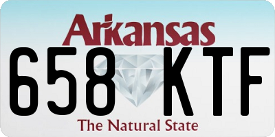 AR license plate 658KTF