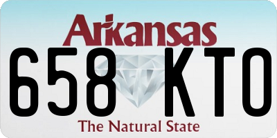 AR license plate 658KTO