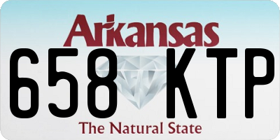 AR license plate 658KTP