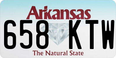 AR license plate 658KTW