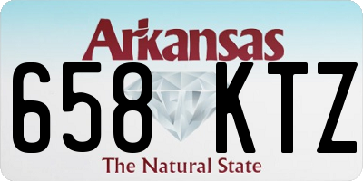 AR license plate 658KTZ