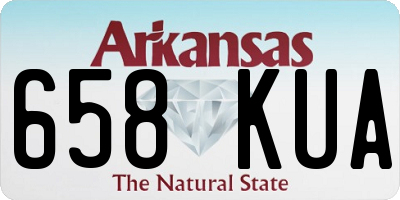AR license plate 658KUA