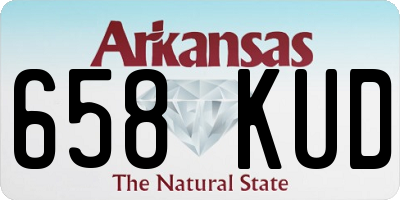 AR license plate 658KUD
