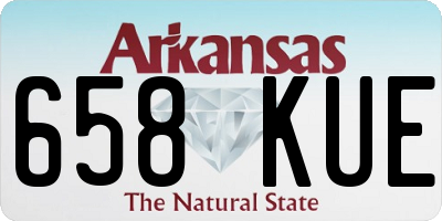 AR license plate 658KUE