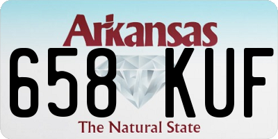 AR license plate 658KUF
