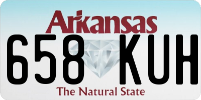 AR license plate 658KUH