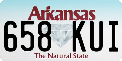 AR license plate 658KUI