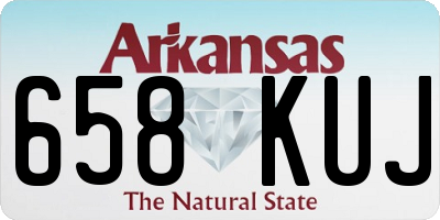 AR license plate 658KUJ
