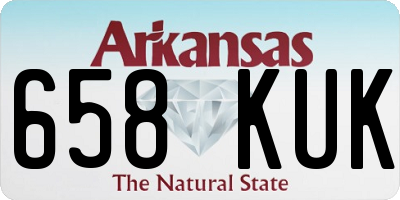 AR license plate 658KUK