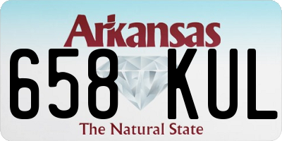 AR license plate 658KUL