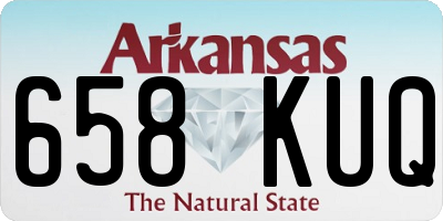 AR license plate 658KUQ