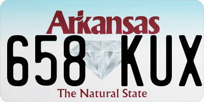 AR license plate 658KUX